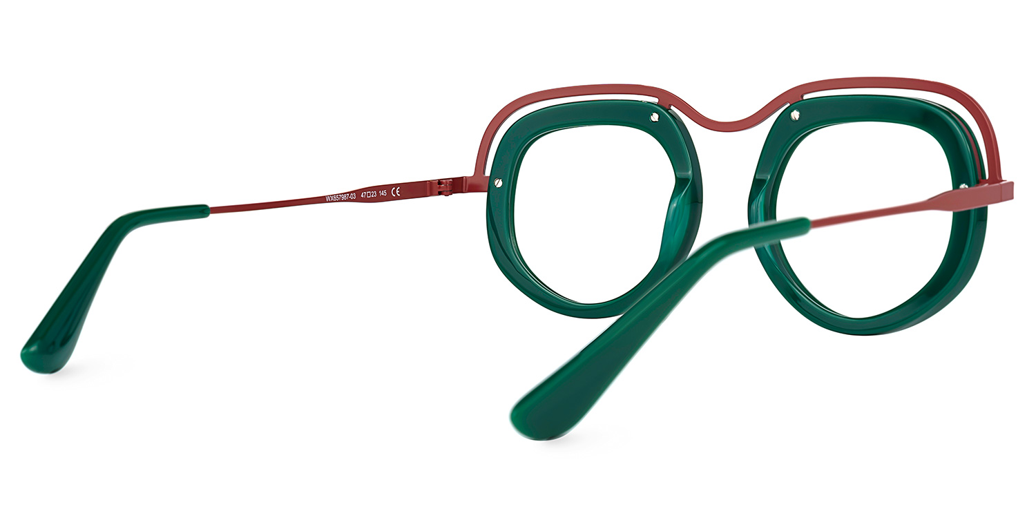 Stuart Geometric Metal Frames (Green) - Image 2