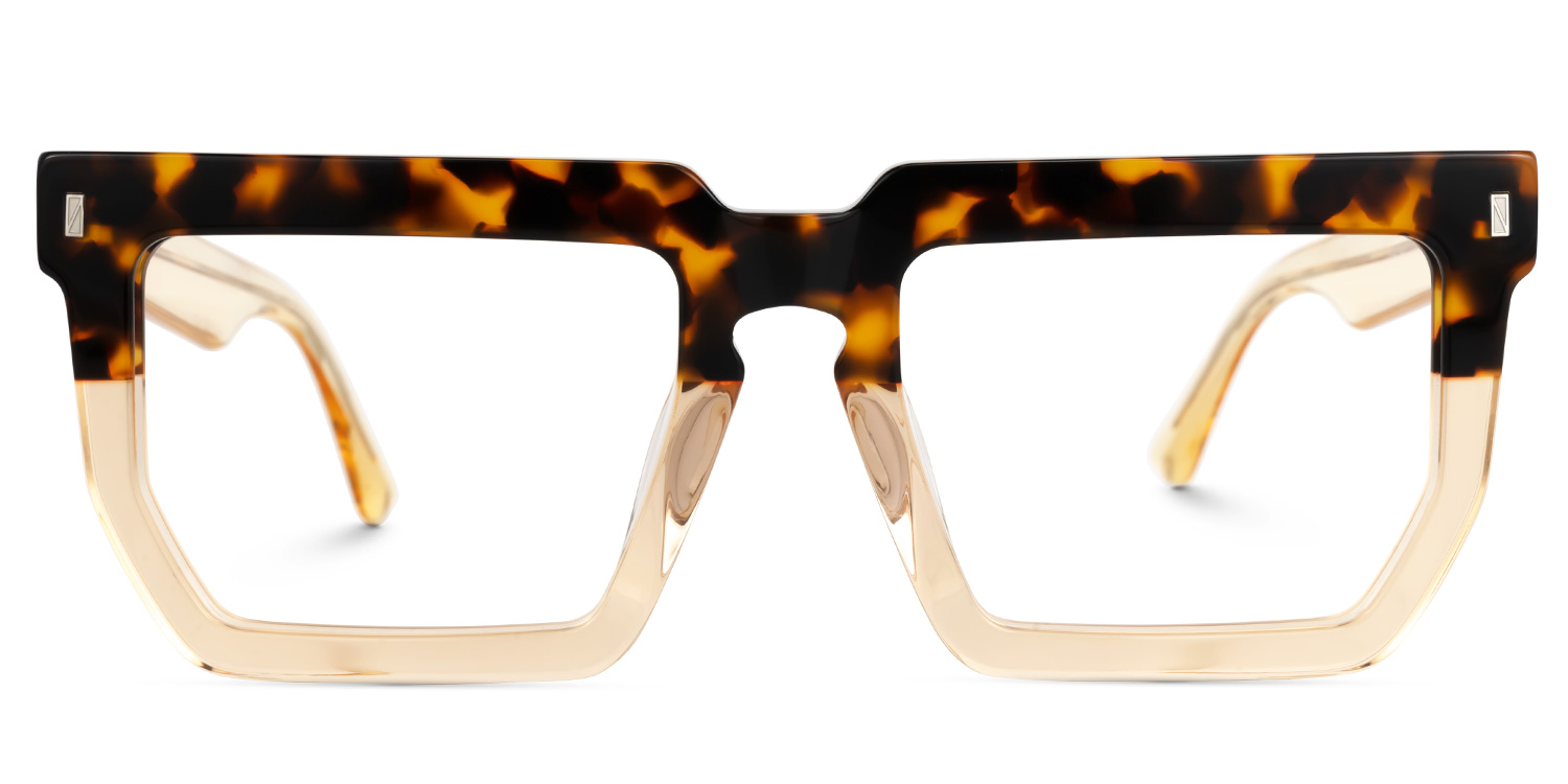 Marble Rectangle Acetate Frame Beauty & Bubbles Eyewear