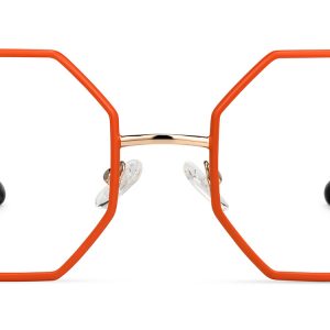 Stuart Geometric Metal Frame (Orange)